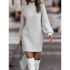 Sukienka-Sweter Divina® z Szerokimi Rękawami, Seksowna i Elegancka